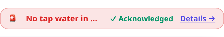 After you press Got it, it shrinks to one line